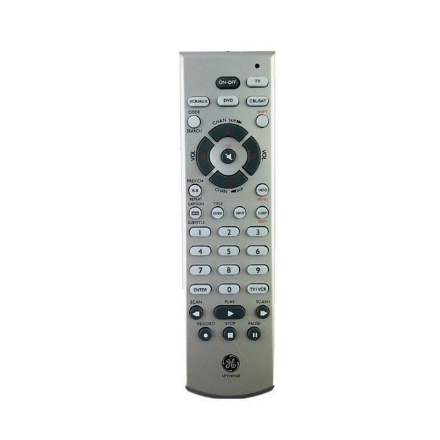 GE General Electric Universal Remote Control JC021 RC24977D 1634 Good