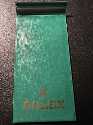 Rolex Vintage Kunststoff Service Etui +++ Rolex Vintage Plastic Service Pouch