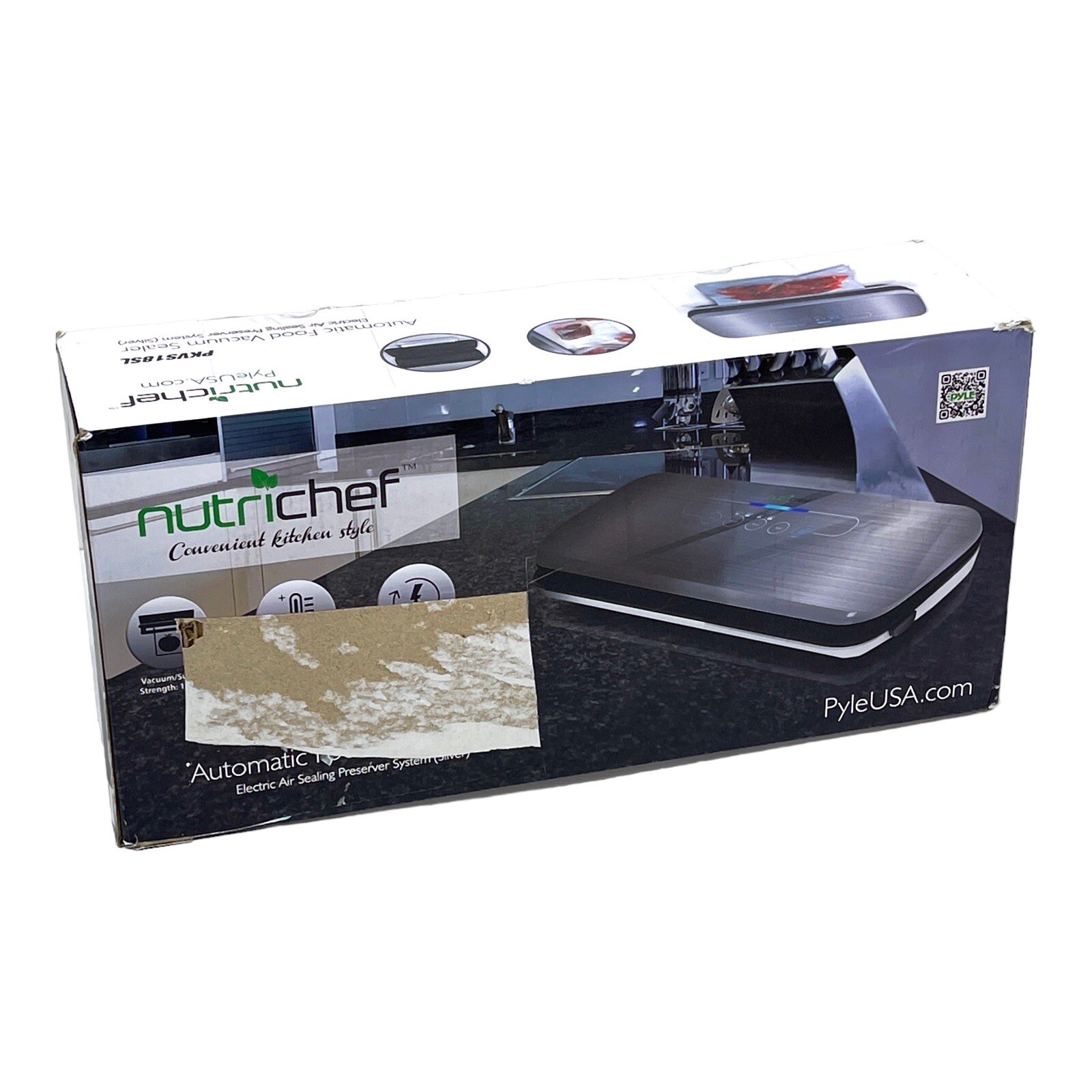 NutriChef Vacuum Sealer Automatic Vacuum Air Sealing System For Food