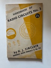 HANDBOOK OF RADIO CIRCUITS NO;3 BY HJ SINCLAIR 1950 VINTAGE