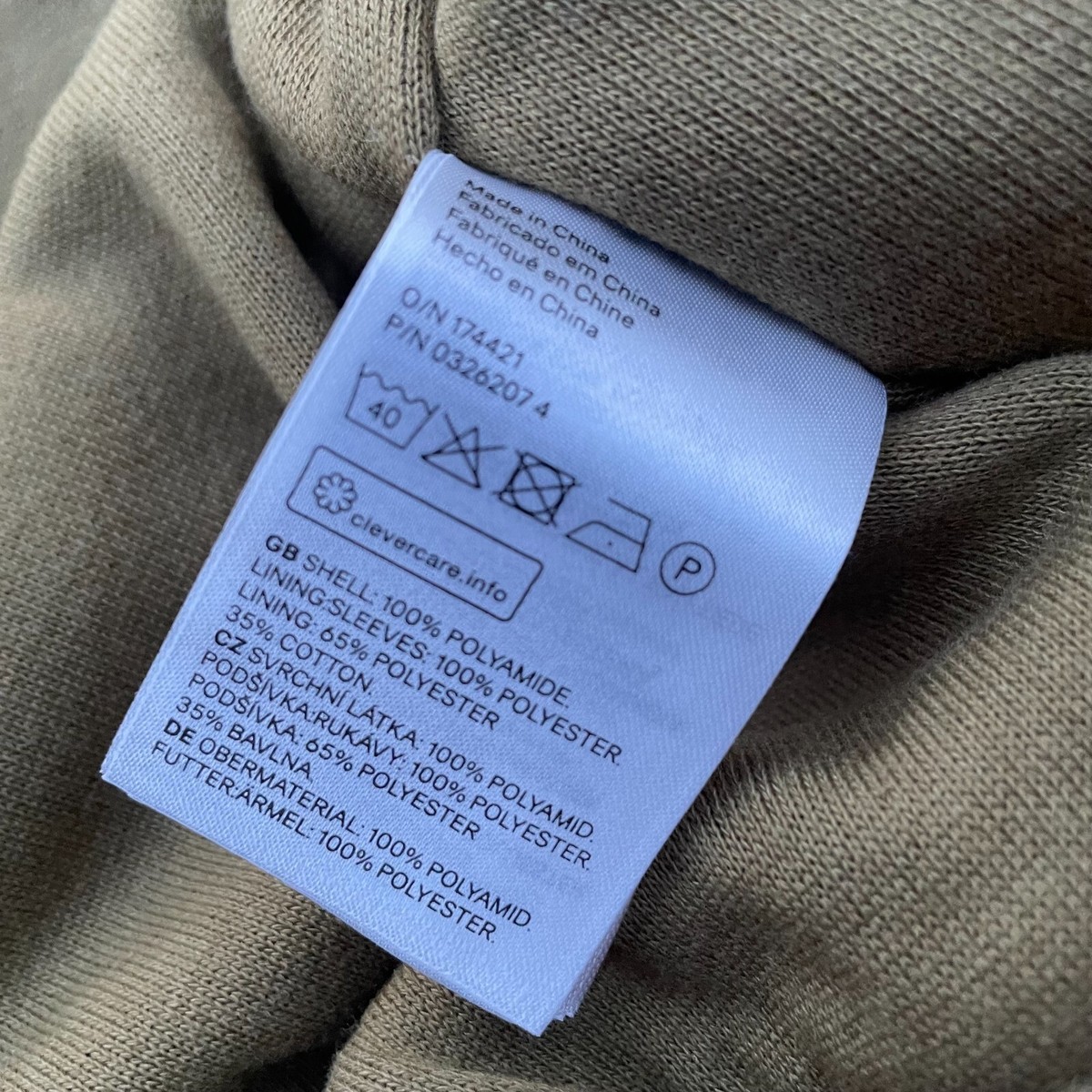 NEW H & M olive green MA 1 lightweight nylon men's flight bomber