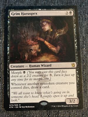 1x Grim Haruspex NM Khans of Tarkir MTG Magic The Gathering | eBay