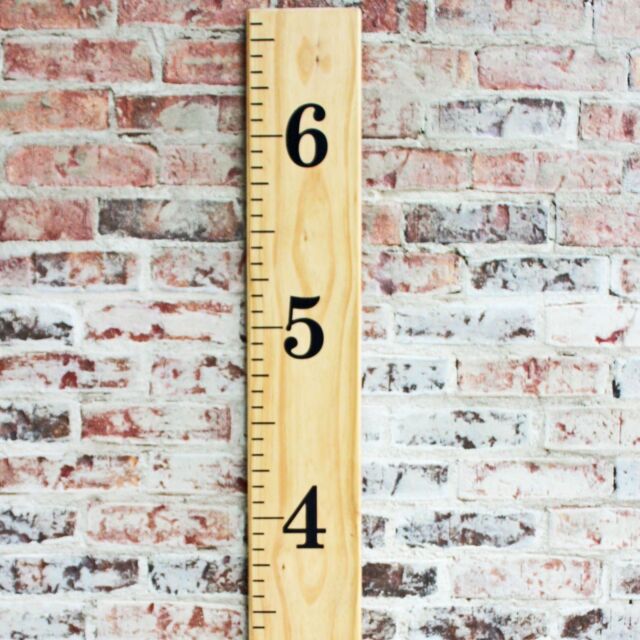 Ruler Growth Chart Vinyl Decal