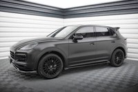 Seitenschweller Ansatz FüR Porsche Cayenne Sport Design Mk3 Schwarz Glanz