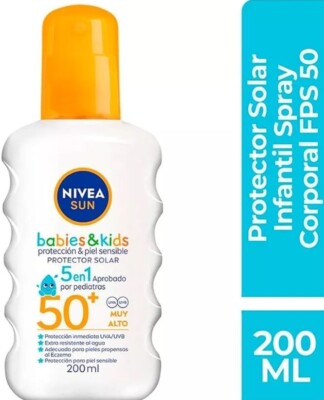 NIVEA SUN SPF 50 Sunscreen for Babies & Kids Protect Spray 200ml German