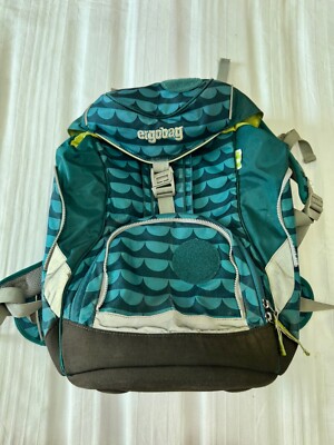 ergobag schulrucksack set  blau türkis  rucksack