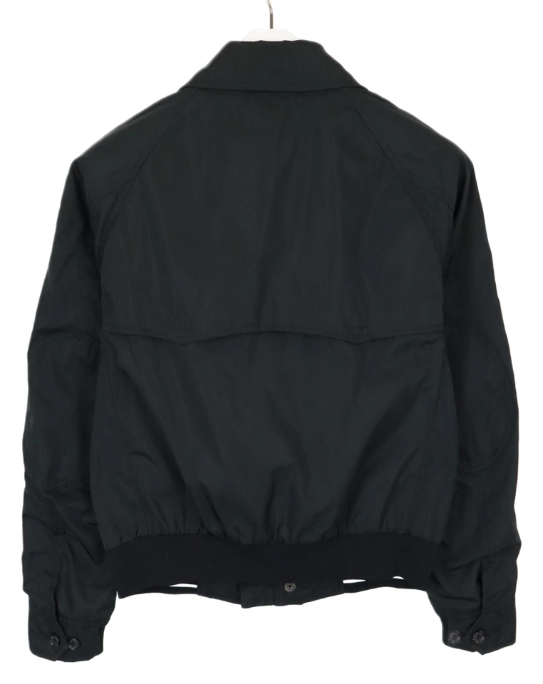 Trussardi Jacket Men (EU) 50 Full Zipper Polo Collar Light Black - Image 4 of 4