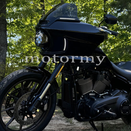 LED Fairings Vent Amber Light For Harley Softail Low Rider ST FXLRST 2022-2024 - Picture 3 of 13