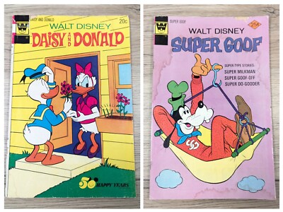 Disney Gold Key / Whitman und Super Goof 70er Jahre Konvolut 