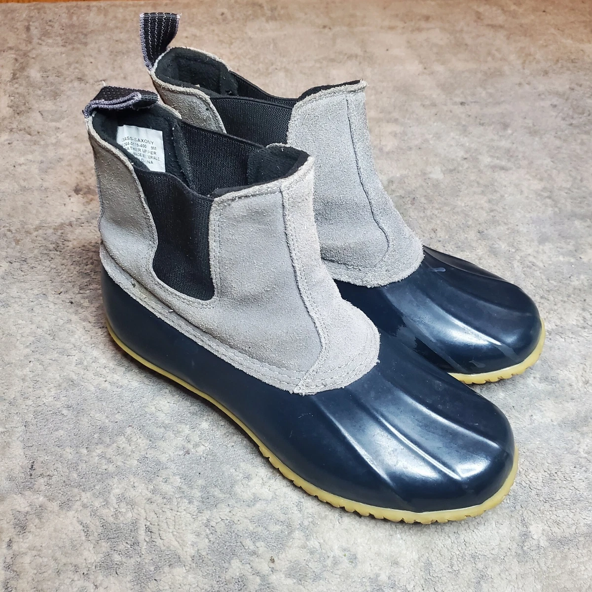 Grey and blue duck best sale boots