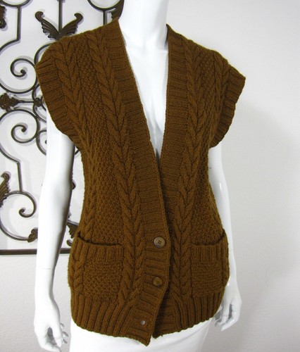 Ellen Tracy Sleeveless Cardigan Sweater 