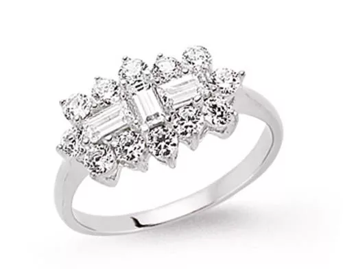 Boat cluster best sale ring