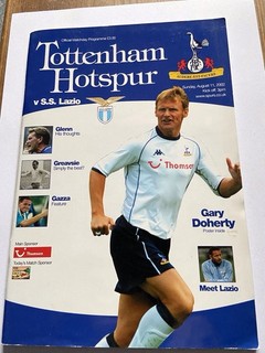 Tottenham Hotspur V LAZIO 11/08/2002 Friendly Programme