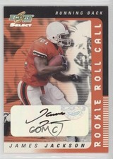 2001 Score Select Rookie Roll Call 16/50 James Jackson #RP-42 Auto z5w