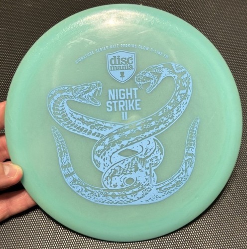 Discmania Night Strike 2 Perkins Color Glow C-Line FD NEW 175g Blue - Picture 2 of 10