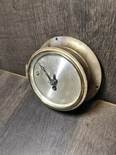 RARE SALEM SHIPS CLOCK  BRASS Chronometer 6 Inches U Tested As Is!!