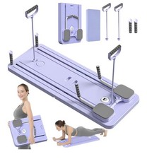 Pilates Board-Reformer Set,Multi-Purpose Foldable Reformer Board for Home,5in1 P