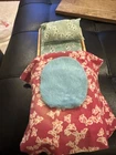 1977 Vintage Mod Barbie Furniture Plastic Bed W/ Foam & Sheets Dream House