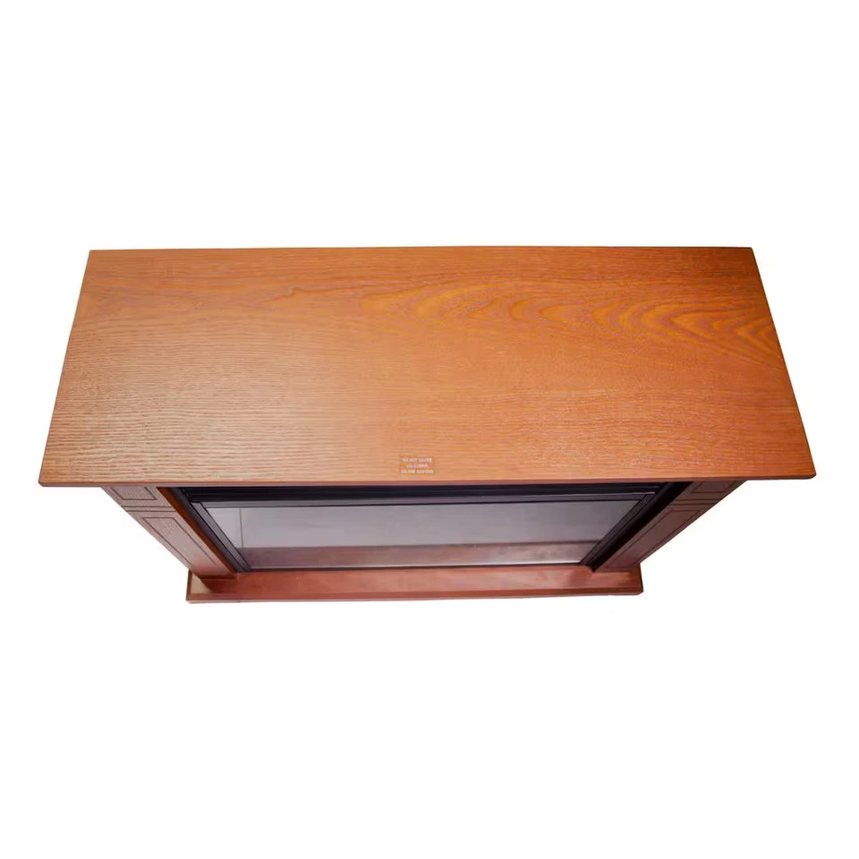 Chimenea Eléctrica 4600 BTU Vintage Acabado Roble con Cuarzo Infrarrojo Calefacción Tecnología Foto 4 de 4