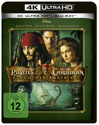 Pirates of the Caribbean - Fluch der Karibik 2 (4K  (4K UHD Blu-ray) (UK IMPORT)