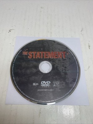 The Statement (DVD, 2003) Dvd Disc Only