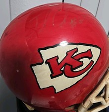Kansas City Chiefs Signed Helmet Unknown Signature W/coa Unknown Era