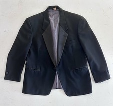 Christian Dior Le Connaisseur Tuxedo Jacket Designer Blazer- Black Size 44S