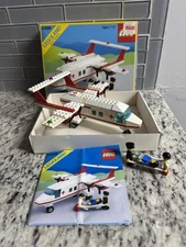 Lego 6356 Rescue Plane 100% Complete Box & Instructions Legoland Town System