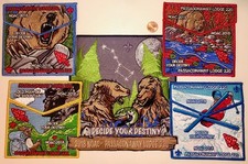 BOY SCOUT OA PASSACONAWAY BSA DANIEL WEBSTER  2018 NOAC 9-PATCH BEAR SKIING
