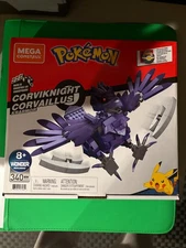 Mega Construx Pokemon Corviknight Building Set GYG98 340 pcs 887961971644 New
