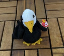 TY Beanie Babies BALDY the American Bald Eagle 1996 Stuffed Bird Toy