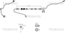 Manguera hidráulica sistema de dirección TRISCAN para AUDI SEAT SKODA VW 01-22 6R1423893