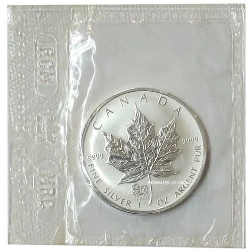 2003 Canada $5 Maple Leafs 1oz Sheep Privy .9999 Fine Silver