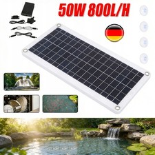 50W 800l/h 12V Flexible Solarpanel Solarmodul Kit Für Wohnwagen Camping Boot DHL