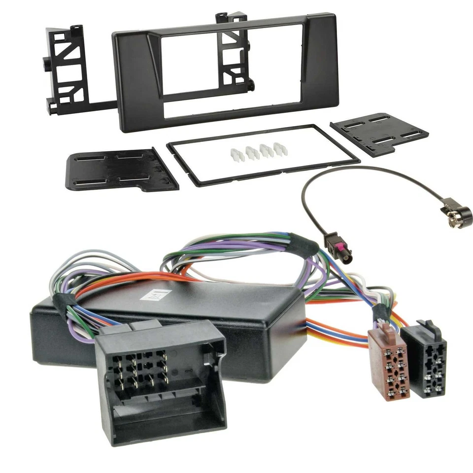 JVC USB Bluetooth 2DIN DAB MP3 Autoradio für BMW 5er E39 X5 E53 Aktivsystem Quad - Bild 3 von 4