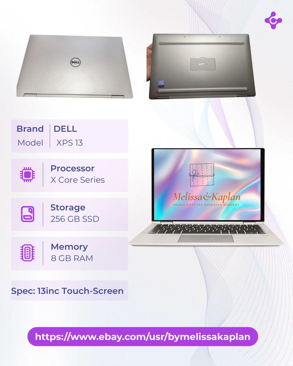 Dell XPS 13 9365 PC Laptops & Netbooks 250-499 GB Hard Drive