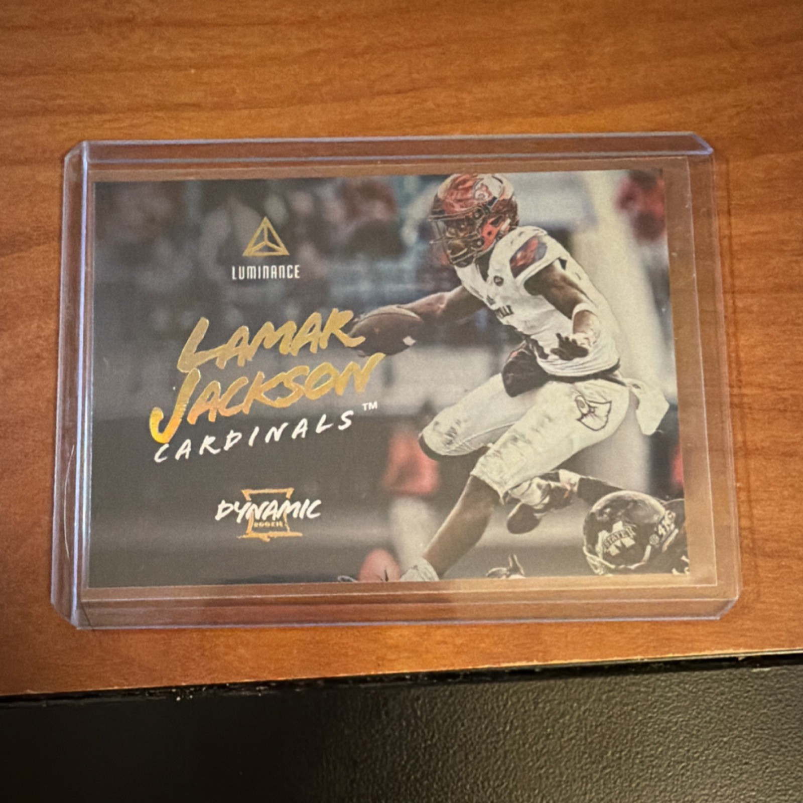 2018 Panini Luminance Dynamic Lamar Jackson #DD-20 Louisville Cardinals NCAA