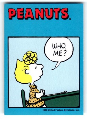 1992 ProSport Specialties Peanuts Classics #175 Who me?