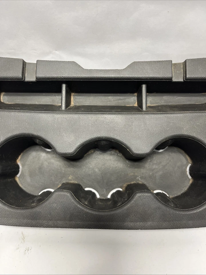 2014-2019 Silverado Sierra console central assento de salto porta-copo inserção de borracha - Imagem 3 de 4