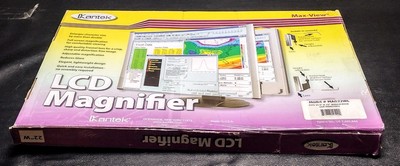 Open Box Kantek MAG22WL MAXVIEW LCD Monitor Magnifier Lens for 21.5 to 22 Inch
