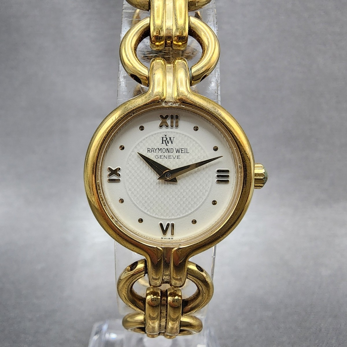 Raymond Weil Watch Women 22mm Cream Dial Gold Plated Round 9828