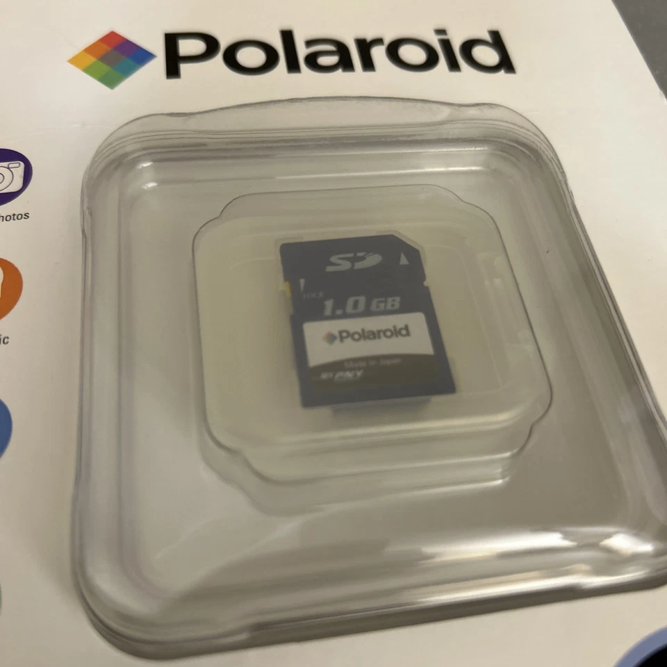 POLAROID ~ PNY  1GB SD DIGITAL MEMORY CARD ~ NEW ~ SEALED IN ORIGINAL PACKAGING - Image 2 of 4