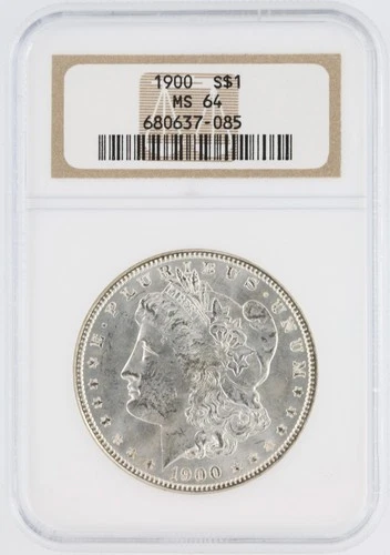 1900 Morgan Silver Dollar NGC MS64 S$1 Philadelphia Minted No Reserve