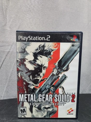 Metal Gear Solid 2: Sons of Liberty (Sony PlayStation 2, 2001) No Manual Tested