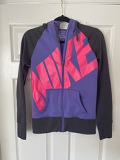 NIKE Therma-fit Jacket w/Hood - Womens Size XS - Hood - Thumb Holes - Zipper