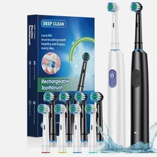 Electric Toothbrush Rotary Rechargeable Electric Toothbrush for Adults
