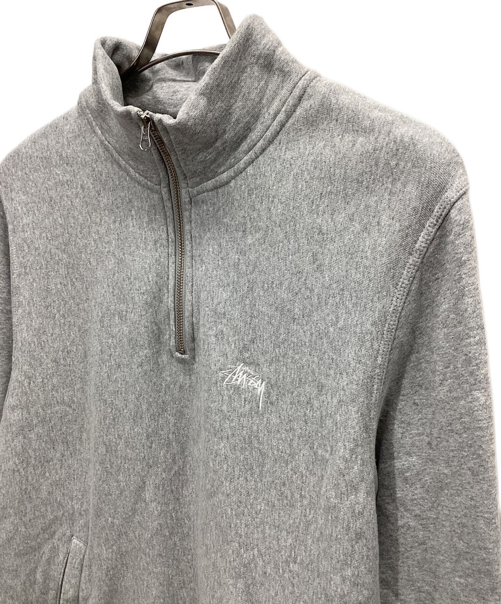 stussy Half-zip sweatshirt Size: M Gray ca28629 Men | eBay