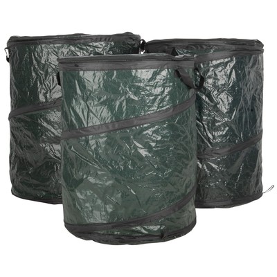 Collapsible Trash Can Camping Essentials 3-Pack - 44-Gal, 29.5-Gal and 23.1-Gal