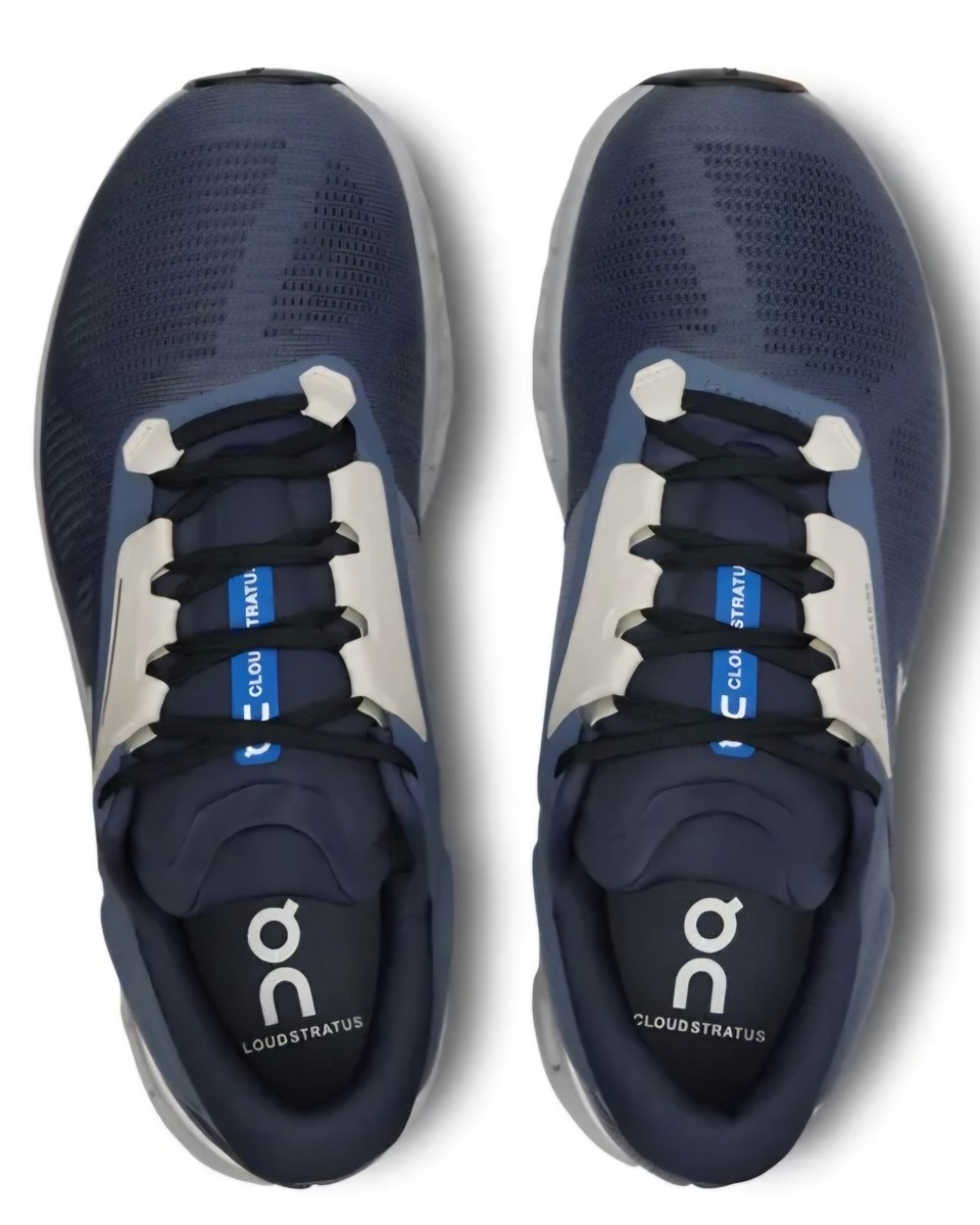 On Running Cloud stratus 3 Metal/Glacier Blue Mens Size 11 1  display picture 1