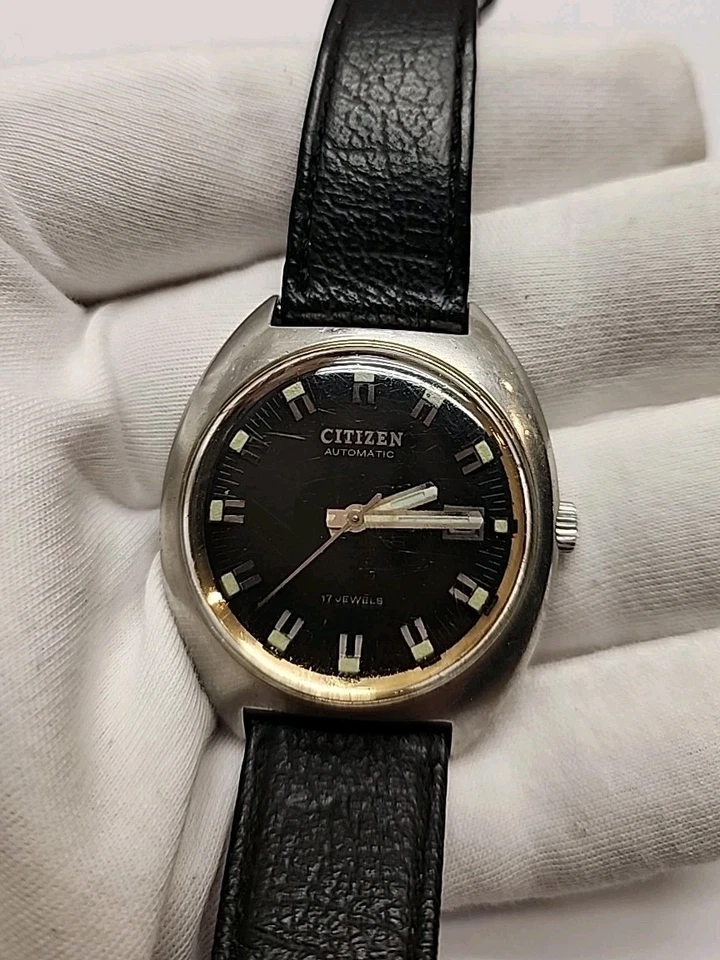 Raro De Colección Citizen Para Agua 17 Joyas Automático 62-8557... Caja y papeles Foto 2 de 4